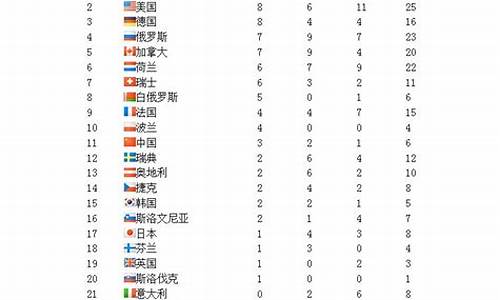 索契冬奥会比赛-索契冬季奥运会奖牌榜