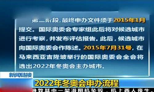 冬奥会申办条件-冬奥会申办流程及时间