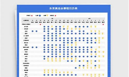 东京奥运会赛程表全红婵-东京奥运会赛程表